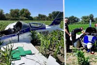 Na jihu Slovenska se zřítil malý letoun s dvěma Čechy: Jeden zemřel, druhý je vážně zraněn