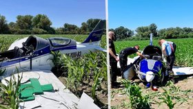 Na jihu Slovenska se zřítil malý letoun s dvěma Čechy: Jeden zemřel, druhý je vážně zraněn