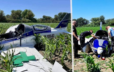 Na jihu Slovenska se zřítil malý letoun s dvěma Čechy: Jeden zemřel, druhý je vážně zraněn