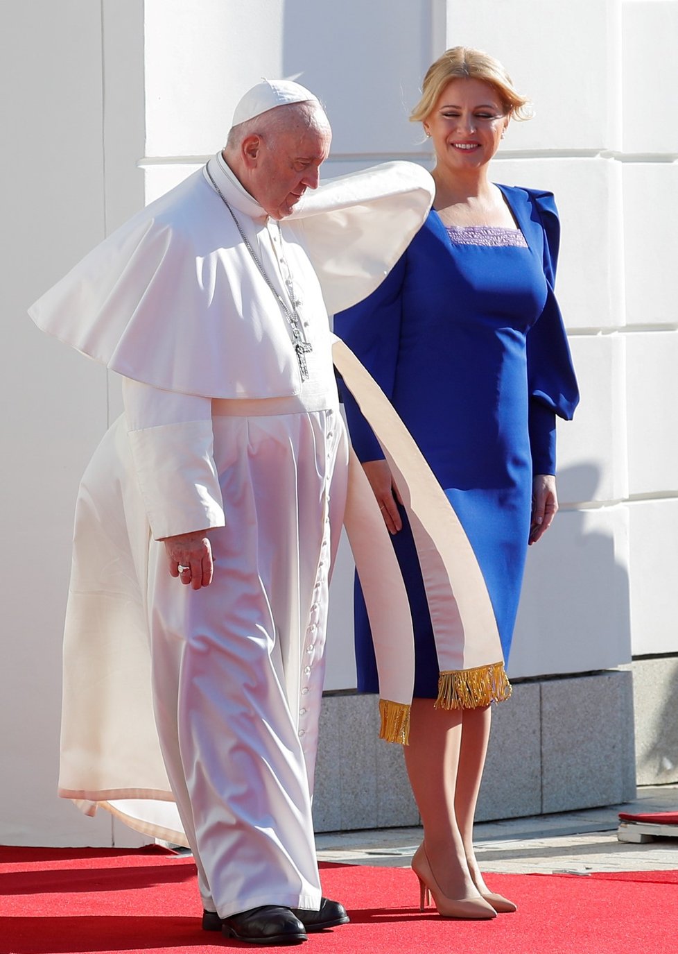Setkání prezidentky Zuzany Čaputové s papežem Františkem.