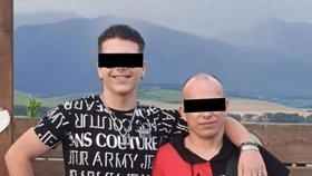 Roman s tatínkem.