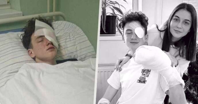 Mladík přišel na Silvestra o oko a několik prstů