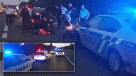 Muž (44) napadl taxikáře a ukradl mu auto: Před policisty ujížděl až 200 km! Zastavili ho až pomocí výstřelů