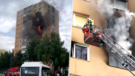 Táta hrdina zachránil z ohně své děti: Požár propukl v jejich pokojíčku