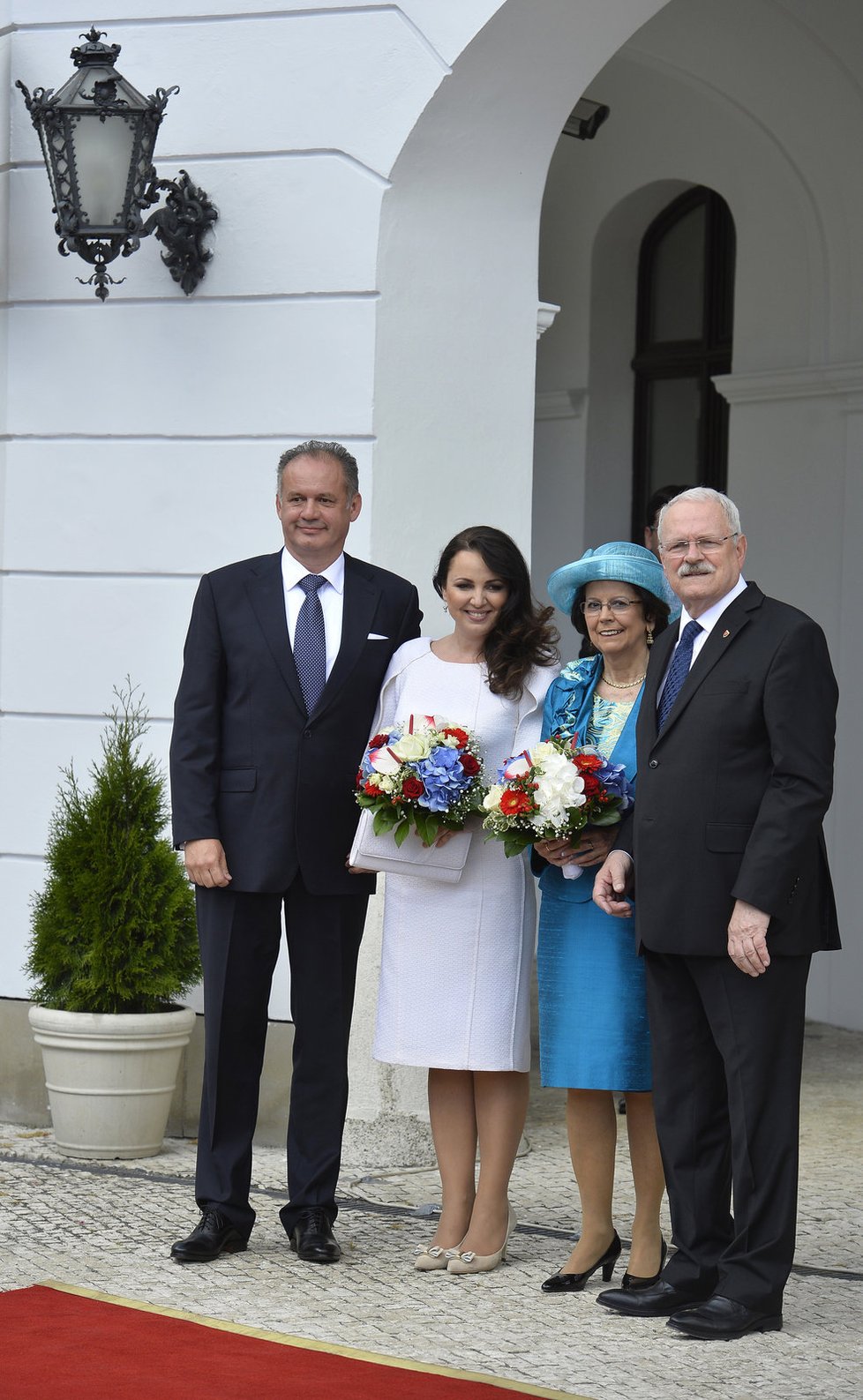 Kiskovi vystřídali na postu slovenského prezidentského páru Ivana Gašparoviče s manželkou Silvií