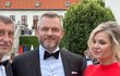 Recepce po inauguraci Petera Pellegriniho: Slovenský prezident s Andrejem Babišem a jeho ženou Monikou. Recepce po inauguraci Petera Pellegriniho: Slovenský prezident s Andrejem Babišem a jeho ženou Monikou.