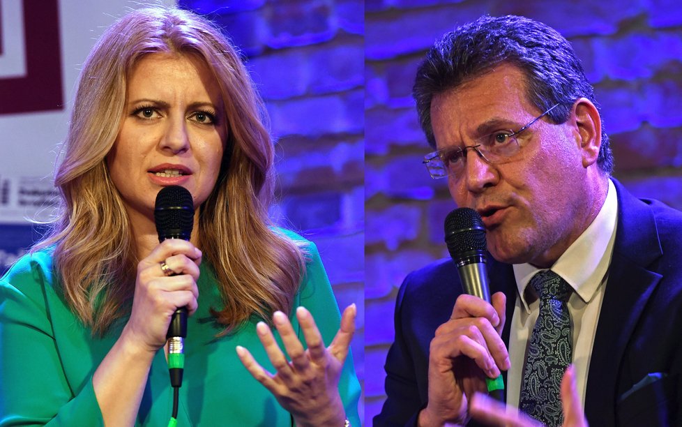 Prezidentské volby na Slovensku: Zuzana Čaputová a Maroš Šefčovič