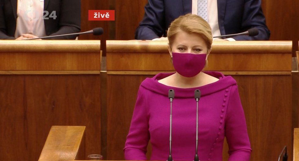 Slovenská prezidentka Zuzana Čaputová.