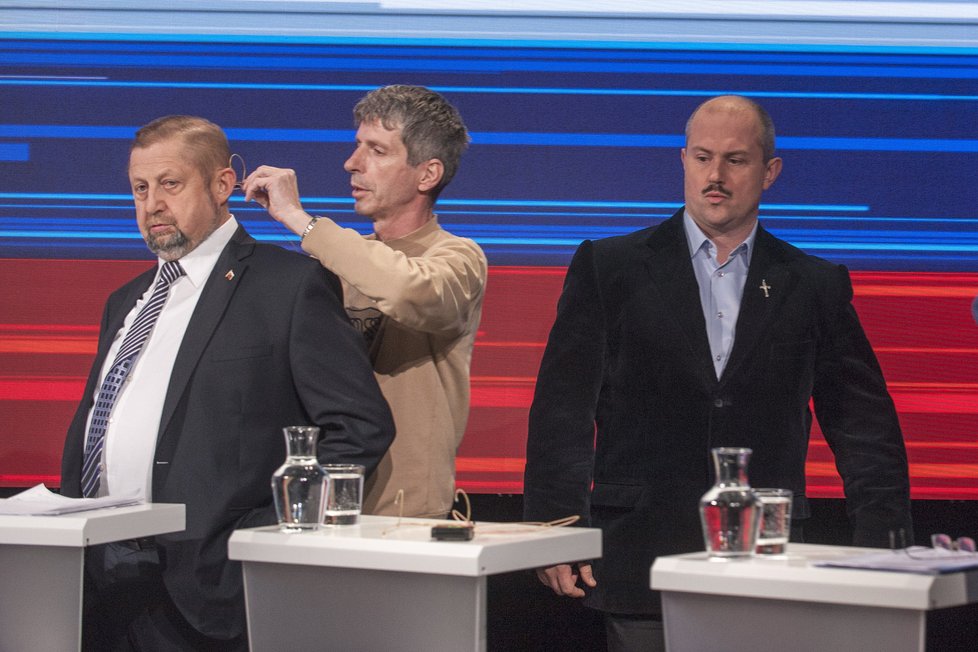 Slovensko čekají prezidentské volby. Na snímku kandidáti Štefan Harabin, Marian Kotleba.