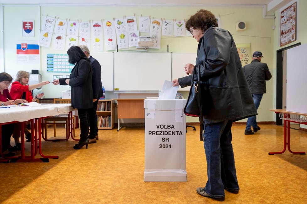 První kolo prezidentských voleb na Slovensku