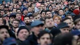 Protivládní demonstrace v Bratislavě měla rekordní účast (16. 3. 2018).