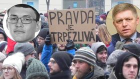 Den protestů na Slovensku. Lidé chtějí spravedlnost pro Kuciaka a vládu bez vazeb na mafii.