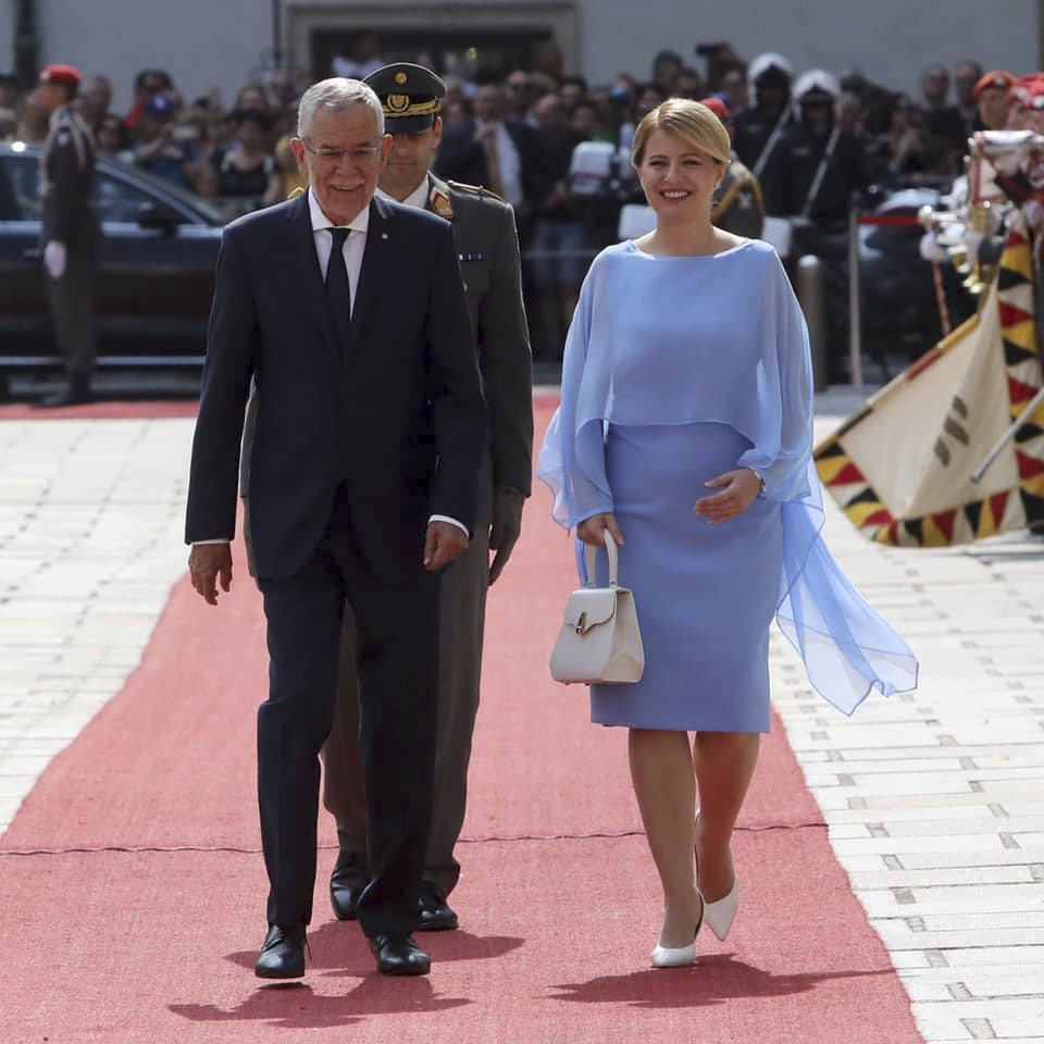 Slovenská prezidentka Zuzana Čaputová na státní návštěvě Rakouska (30. 8. 2019)