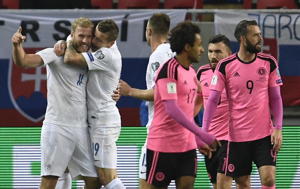 Fotbalisté Slovenska porazili Skotsko jasně 3:0