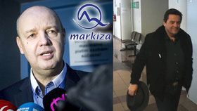 Televize Markíza se kvůli směnkám soudí s podnikatelem Marianem Kočnerem (vpravo) spojeným s Kuciakovou vraždou. Směnky podepisoval tehdejší spolumajitel televize Pavol Rusko (vlevo).