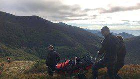 Při nehodách nebo kvůli zdravotním potížím zemře ve slovenských horách každoročně několik českých turistů.