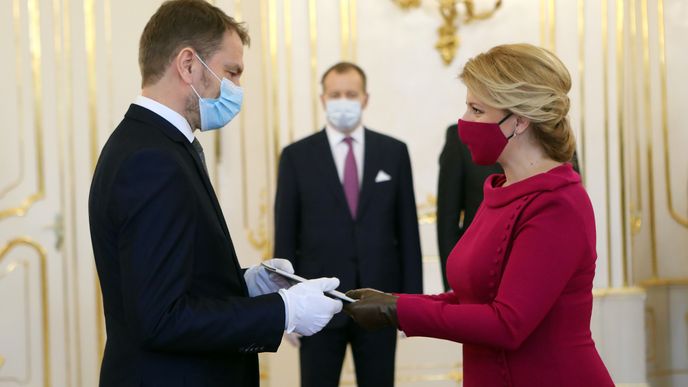 Slovenská prezidentka Čaputová jmenovala novou vládu premiéra Igora Matoviče