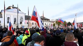 Protivládní demonstrace na Slovensku (17. 11. 2020)