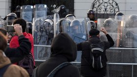 Protivládní demonstrace na Slovensku (17. 11. 2020)