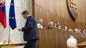 Jednání slovenské sněmovny o nedůvěře vládě Eduarda Hegera (15.12.2022)