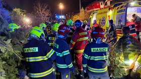 Srážka vlaků na Slovensku.