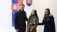 Předseda hnutí Obyčejní lidé a nezávislé osobnosti (OLaNO) Igor Matovič a jeho žena Pavlína odevzdali se svou dcerou Rebeku 29. února 2020 v Trnavě svůj hlas ve volbách do slovenského parlamentu.