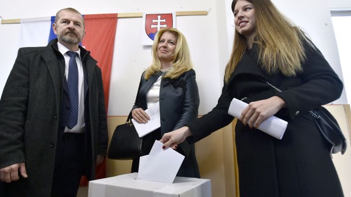 Slovenská prezidentka Zuzana Čaputová odevzdala 29. února 2020 hlas ve volbách do slovenského parlamentu.