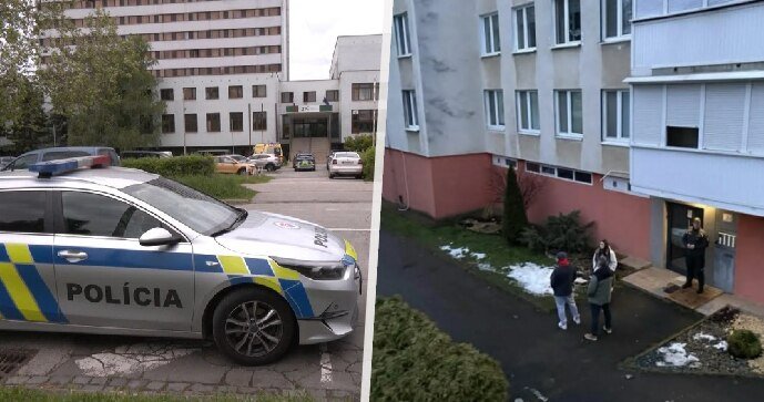 Policisté zasahovali v bytovce.