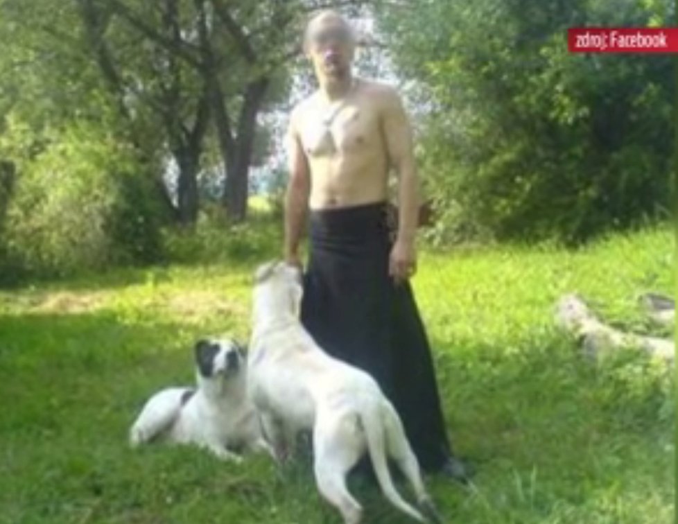 Miroslav se svými psy