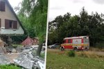 9 lidí včetně sedmi dětí utrpělo zranění při výbuchu plynu na chatě ve slovenské obci Lehota pod Vtáčníkom. (25.7.2023)