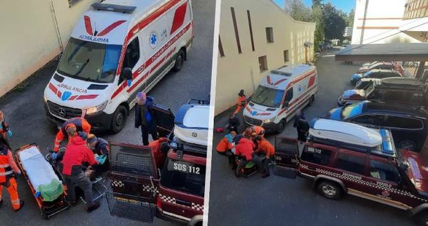 Češku (28) skolily křeče pod Hřebínekm v Tattrách.