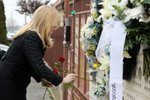 Slovenská prezidentka Zuzana Čaputová uctila památku zavražděného novináře Jána Kuciaka (21.2.2022)