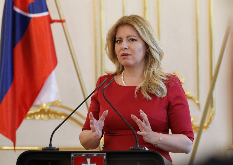 Slovenská prezidentka Zuzana Čaputová.