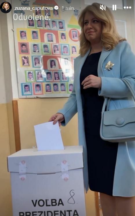 V Pezinoku volila novou hlavu státu Zuzana Čaputová