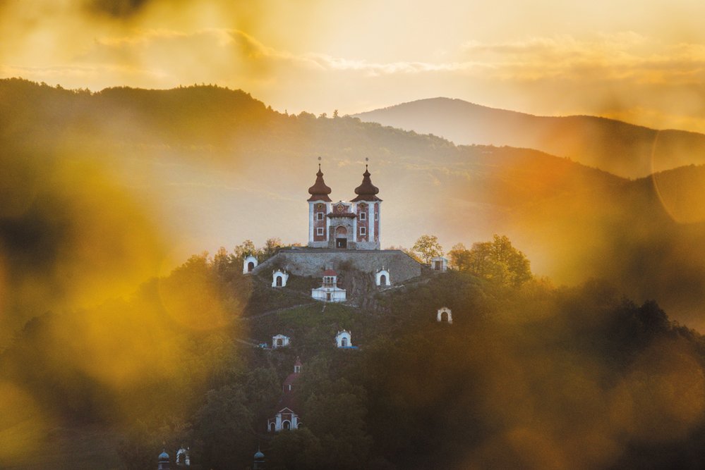Banská Štiavnica, kalvárie na Ostrém vrchu