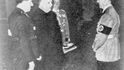 Ferdinand Ďurčanský a Jozef Tiso u Adolfa Hitlera, 1939