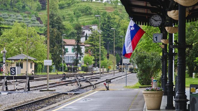 Slovinské železnice, ilustrační foto.