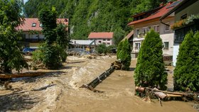 Povodně se Slovinsku (6.8.2023)