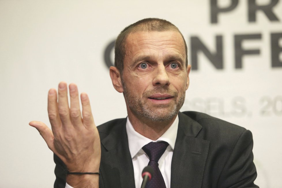 Prezident fotbalové UEFY Aleksander Čeferin