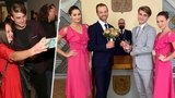 Hvězdy Slunečné Lambora a Langmajer spolu před oltářem! Dívky zapláčou, smál se »ženich«