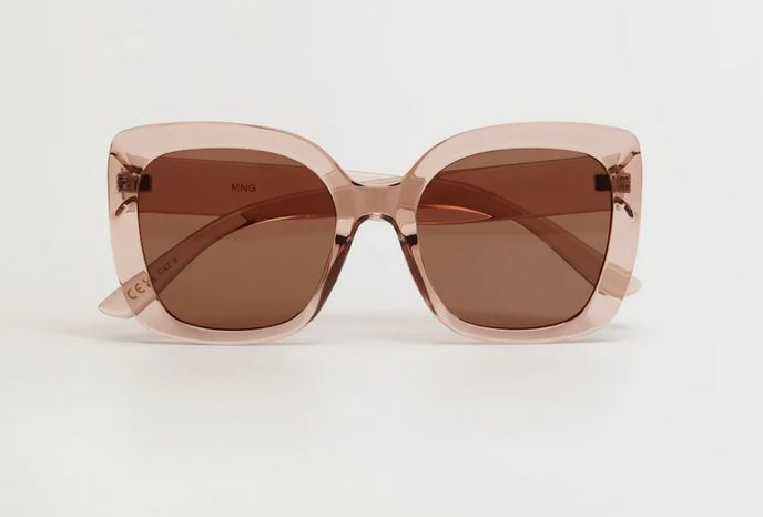 Sluneční brýle s průhlednými obroučkami, Mango, 499 Kč