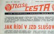 Titulní strana dobových novin.