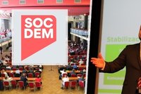 Sjezd sociální demokracie ŽIVĚ: Z ČSSD je SOCDEM, nové je i logo. A jak se partaj odrazí ode dna?