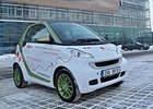 První elektromobily smart ed v ČR