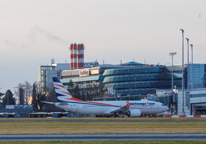 Letadlo Smartwings na Letišti Václava Havla