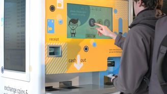 Britové zprovoznili unikátní směnárenský automat