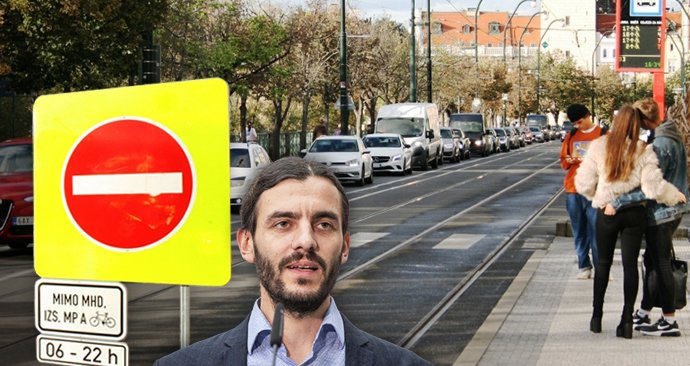 Náměstek pražského primátora Adam Scheinherr chce zklidnit provoz v centru. Řidičům by se měl v budoucnu zakázat průjezd, výjimku by měli pouze rezidenti dotčených městských částí.