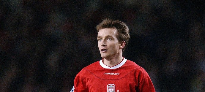 Vladimír Šmicer v dresu Liverpoolu