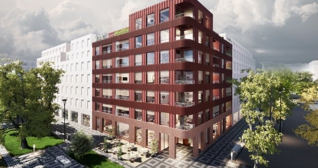 Návrh čtvrti Smíchov City od studia SIEBERT + TALAŠ