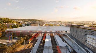 Moderní nádraží světové úrovně. Praha představila detaily nového smíchovského terminálu